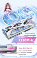 Yeston Sakura Radeon RX 9060 XT 16G GDDR6 128bit PC Graphics Card - Image 4