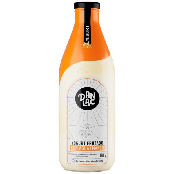 Yogurt Frutado con Aguaymanto Botella 900Gr