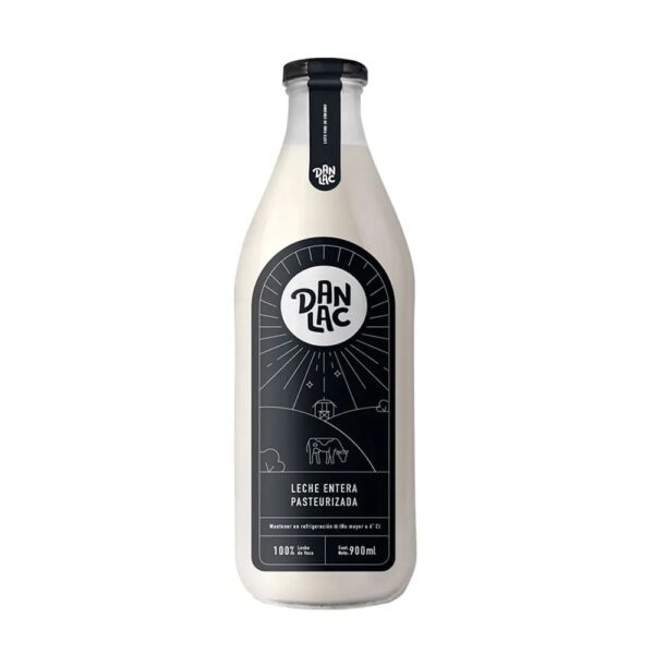 Leche Entera Pasteurizada Botella 900ml