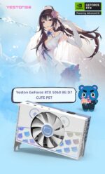 Yeston Cute Pet Nvidia GeForce RTX 5060 8G 128bit GDDR7 GPU - Image 4
