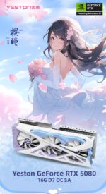 Yeston Sakura Nvidia GeForce RTX 5080 Graphics Card GDDR7 16G 256bit Gaming GPU - Image 9