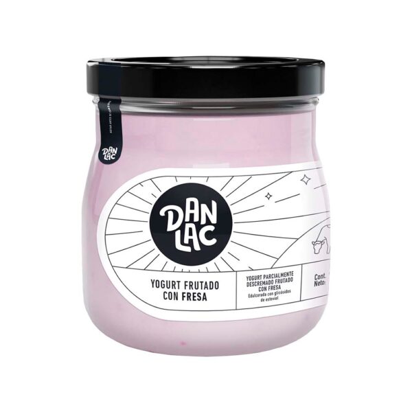 Yogurt Frutado con Fresa Frasco 160Gr