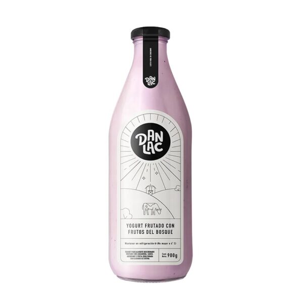 Yogurt Frutado con Frutos del Bosque Botella 900Gr