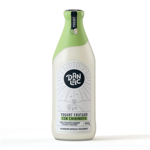 Yogurt Frutado con Chirimoya Botella 900Gr