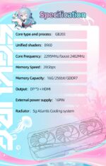 Yeston Sakura Atlantis Nvidia GeForce RTX 5070 Ti Graphics Card GDDR7 16G 256bit GPU - Image 5