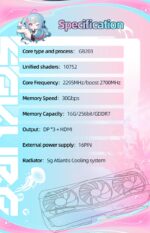 Yeston Sakura Atlantis Nvidia GeForce RTX 5080 Graphics Card GDDR7 16G 256bit GPU - Image 12