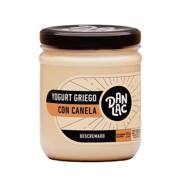 Yogurt Griego con Canela Frasco 420Gr