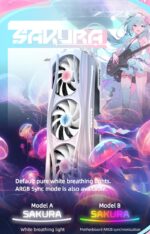 Yeston Sakura Atlantis Radeon RX 9070 16G GDDR6 256bit 4nm PC Graphics Card - Image 7
